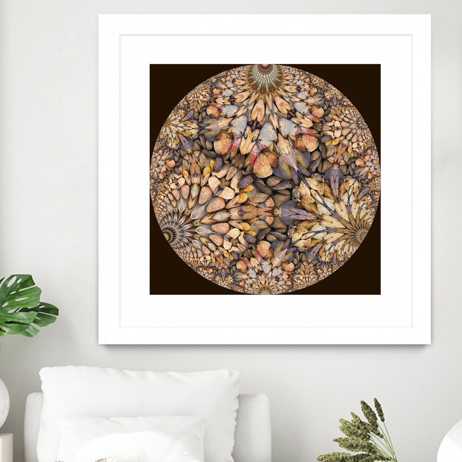 Hyperbolic Pebbles by Digital Crafts on GIANT ART - brown digital painting