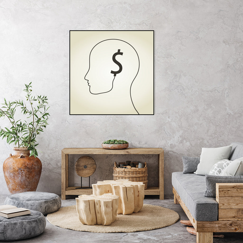 Dollar a head by Aleksandr Vector on GIANT ART - white vector illustration