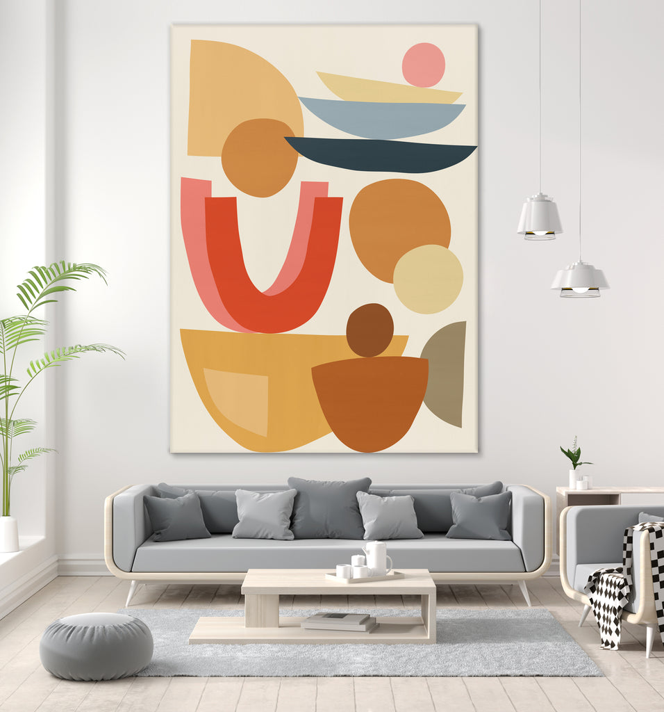 Organic design 15 by Vitor Costa on GIANT ART - orange digital painting