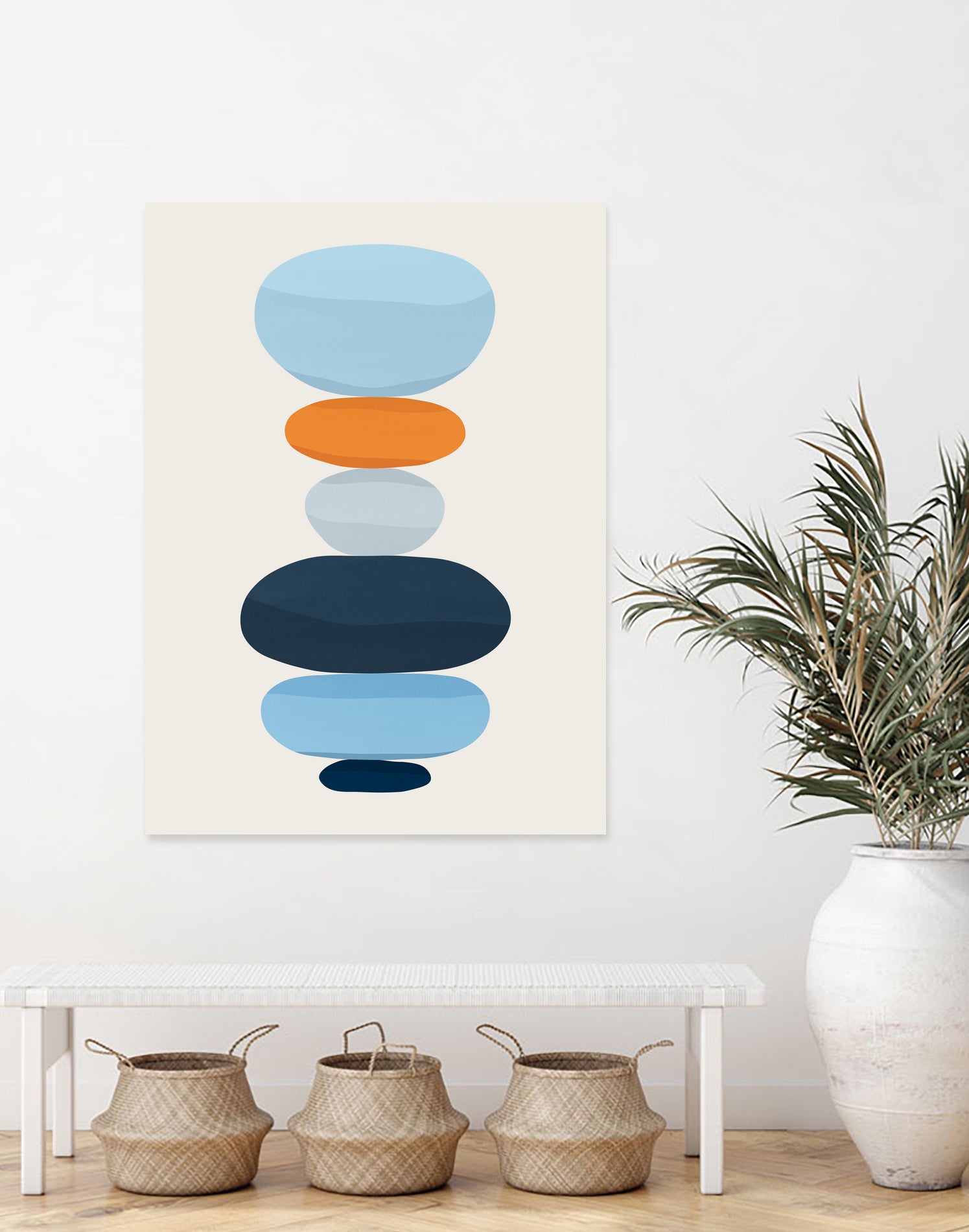 Abstraction A by Vitor Costa on GIANT ART - blue digital painting