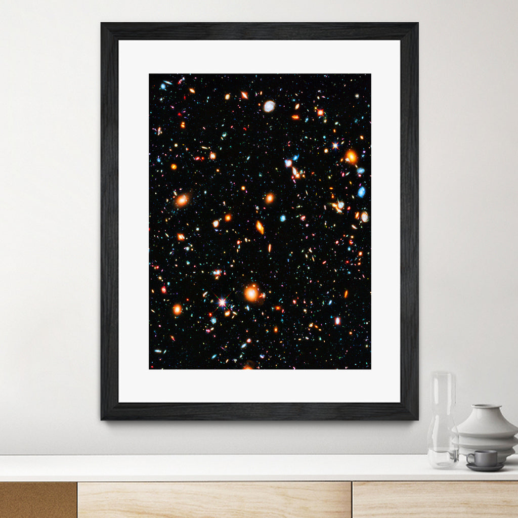 Hubble Ultra Deep Field by Ed Trickett on GIANT ART - black photo manipulation