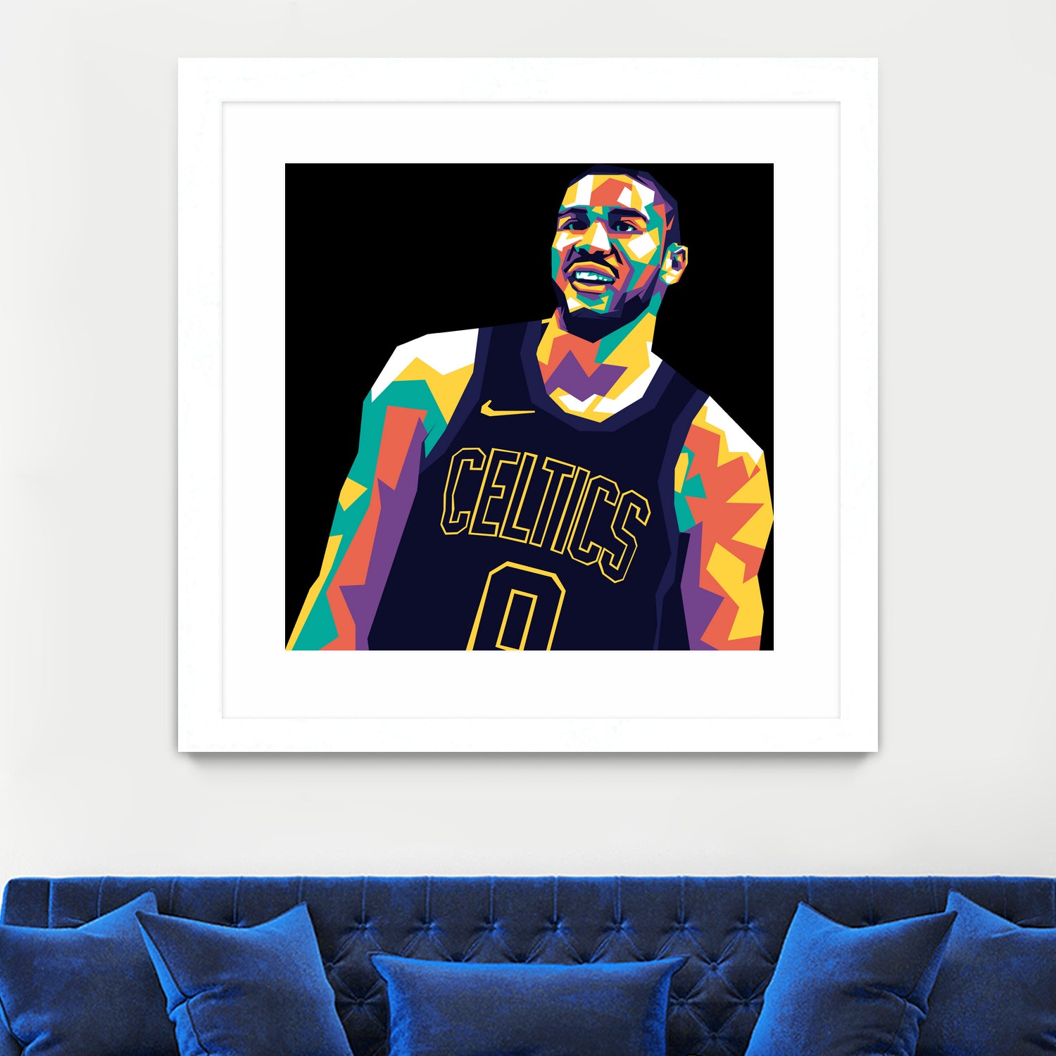 Jayson Tatum by saidi say on GIANT ART - black digital painting