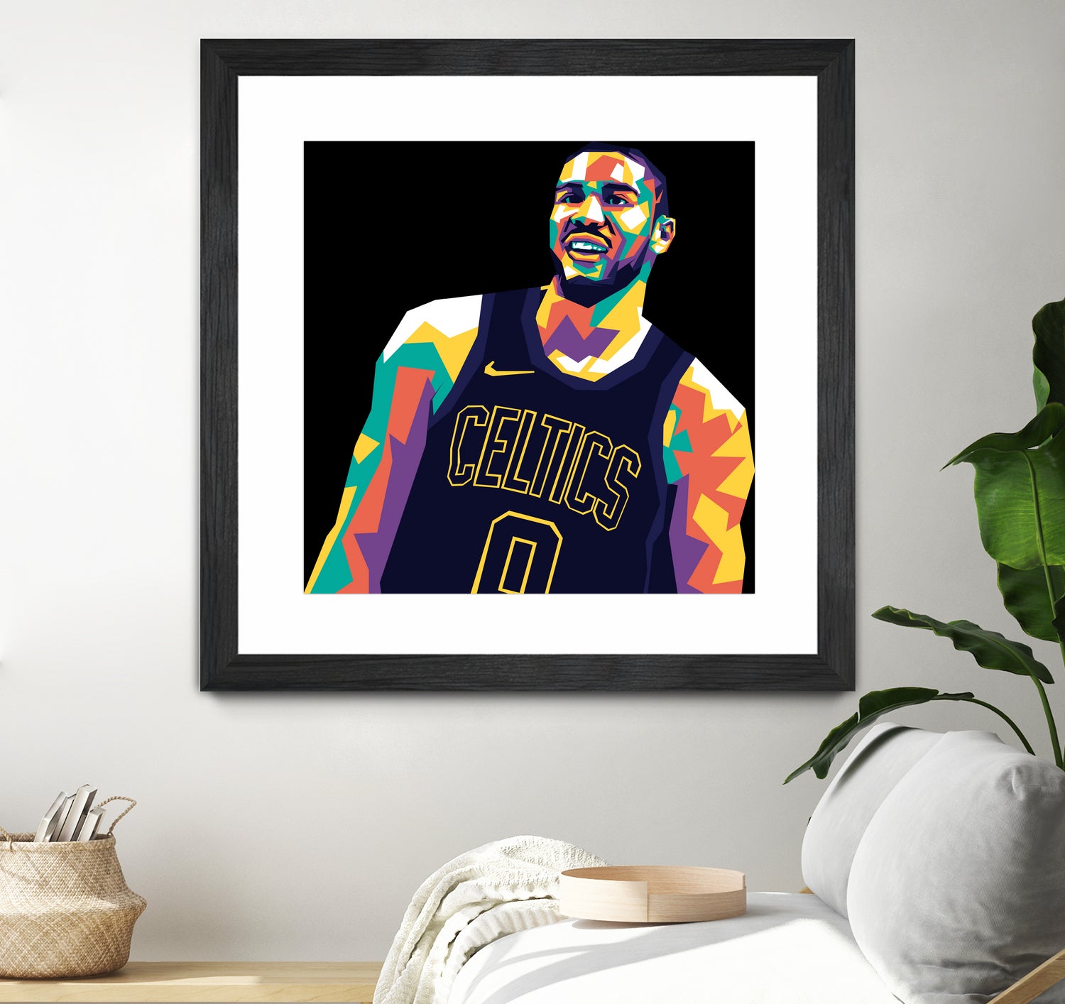 Jayson Tatum by saidi say on GIANT ART - black digital painting