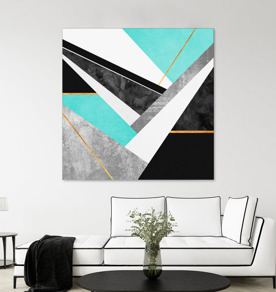 Lines & Layers 2 by Elisabeth Fredriksson on GIANT ART - black digital drawing