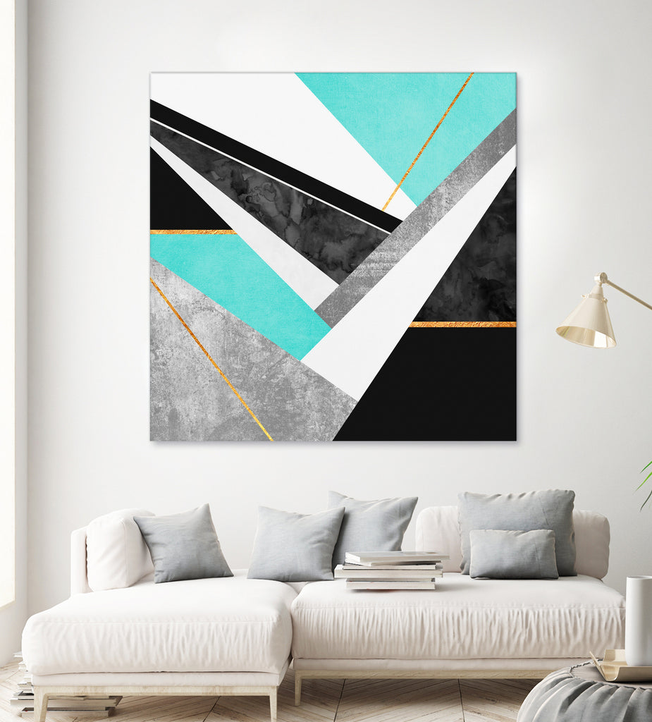 Lines & Layers 2 by Elisabeth Fredriksson on GIANT ART - black digital drawing