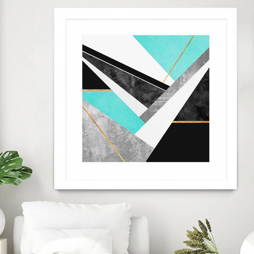 Lines & Layers 2 by Elisabeth Fredriksson on GIANT ART - black digital drawing