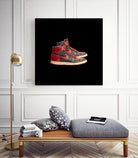 Sneaker hype beast air jordan 1 retro by M Maisur Amin on GIANT ART - black vector illustration