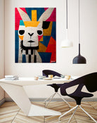 Abstract Art Alpaca by Ramon Souza on GIANT ART - white digital painting