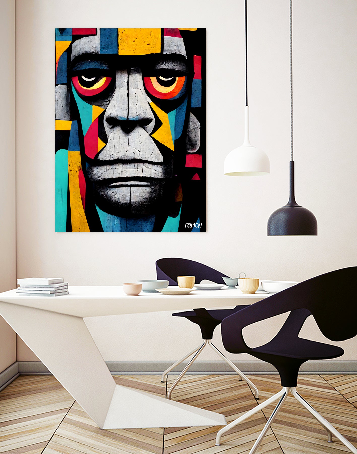 African Gorilla by Ramon Souza on GIANT ART - black digital painting