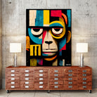 Abstract Art Monkey by Ramon Souza on GIANT ART - black digital painting