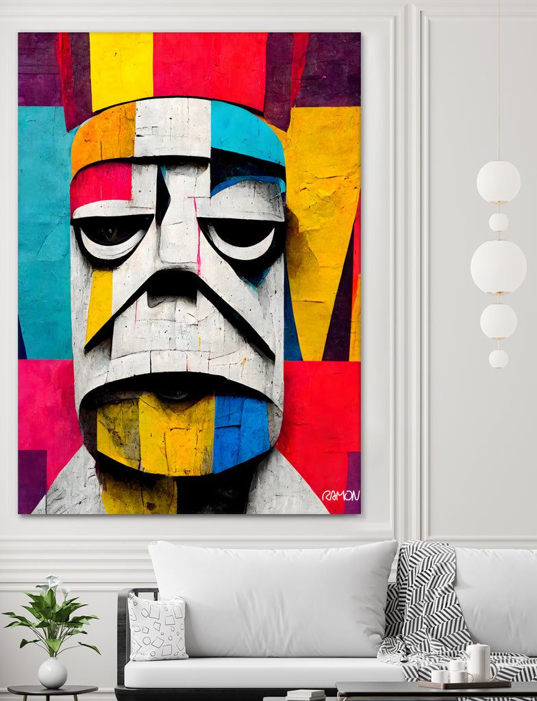 Bored Trooper by Ramon Souza on GIANT ART - white digital painting