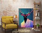 retro deer by M Maisur Amin on GIANT ART - black digital painting