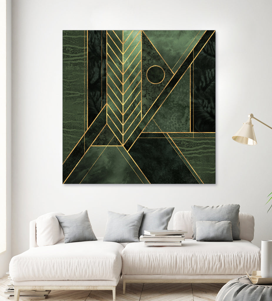 Modern Wild 2 by Elisabeth Fredriksson on GIANT ART - green digital painting