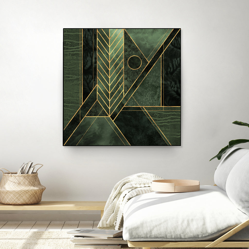 Modern Wild 2 by Elisabeth Fredriksson on GIANT ART - green digital painting