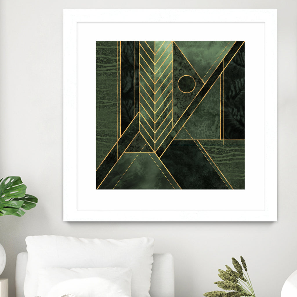 Modern Wild 2 by Elisabeth Fredriksson on GIANT ART - green digital painting