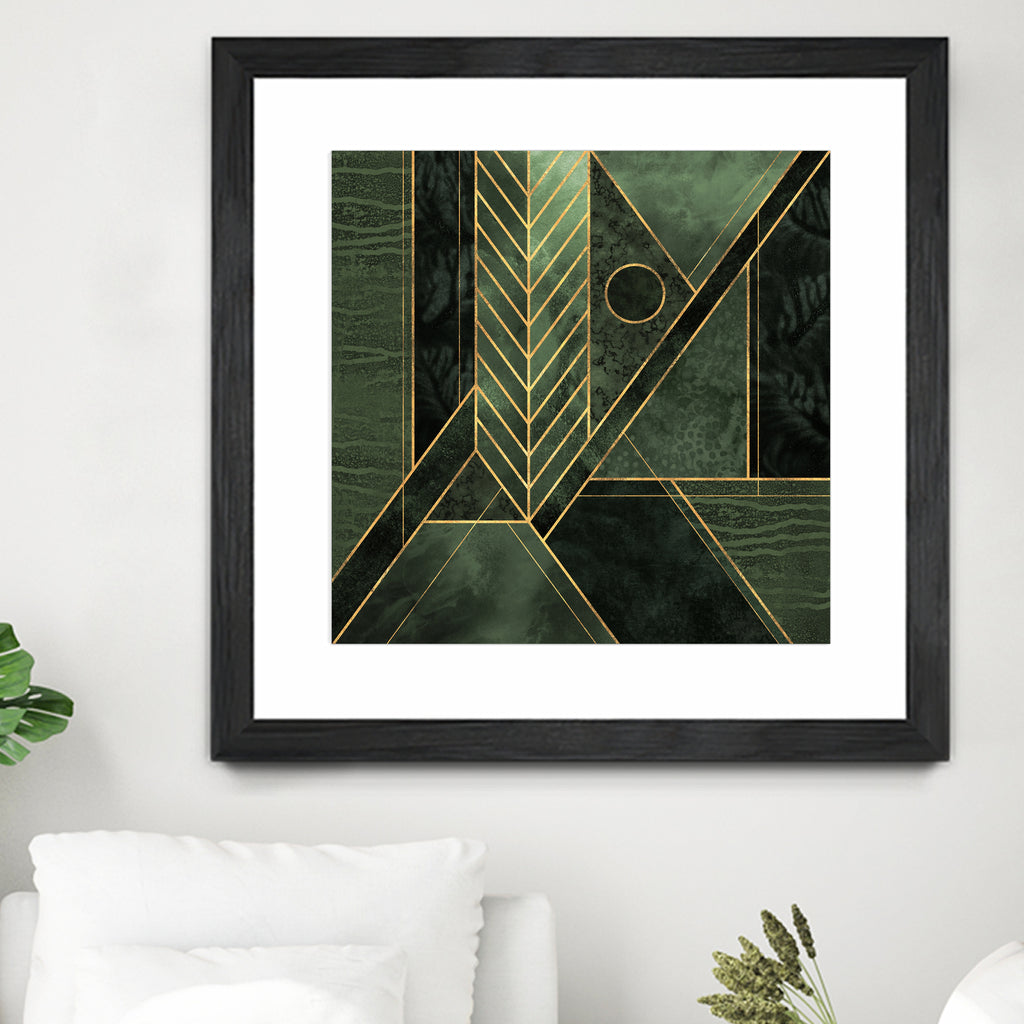 Modern Wild 2 by Elisabeth Fredriksson on GIANT ART - green digital painting