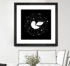 White Owl by Medina Krluch on GIANT ART - white vector illustration