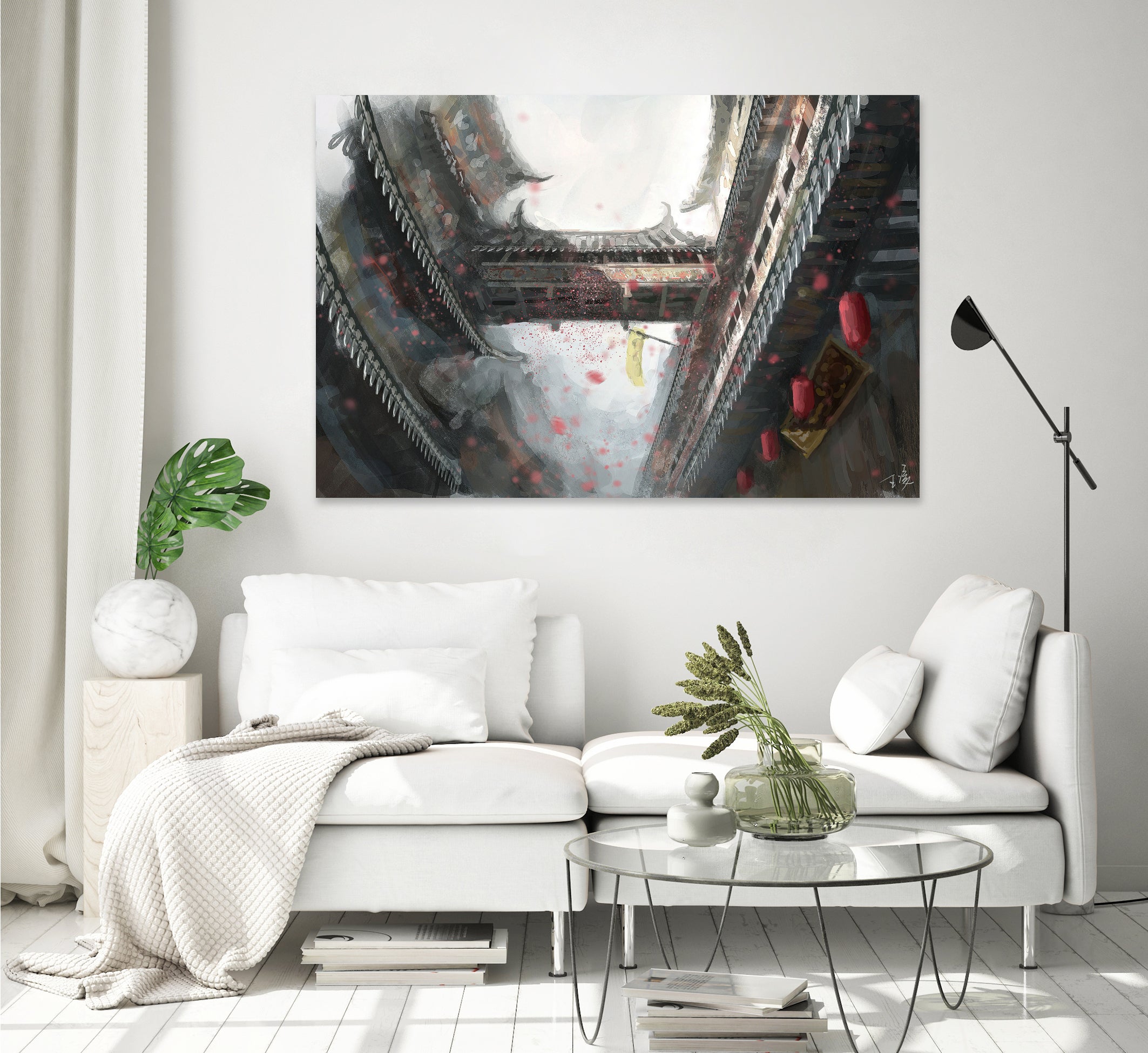 Town by Ling Wang on GIANT ART - digital painting