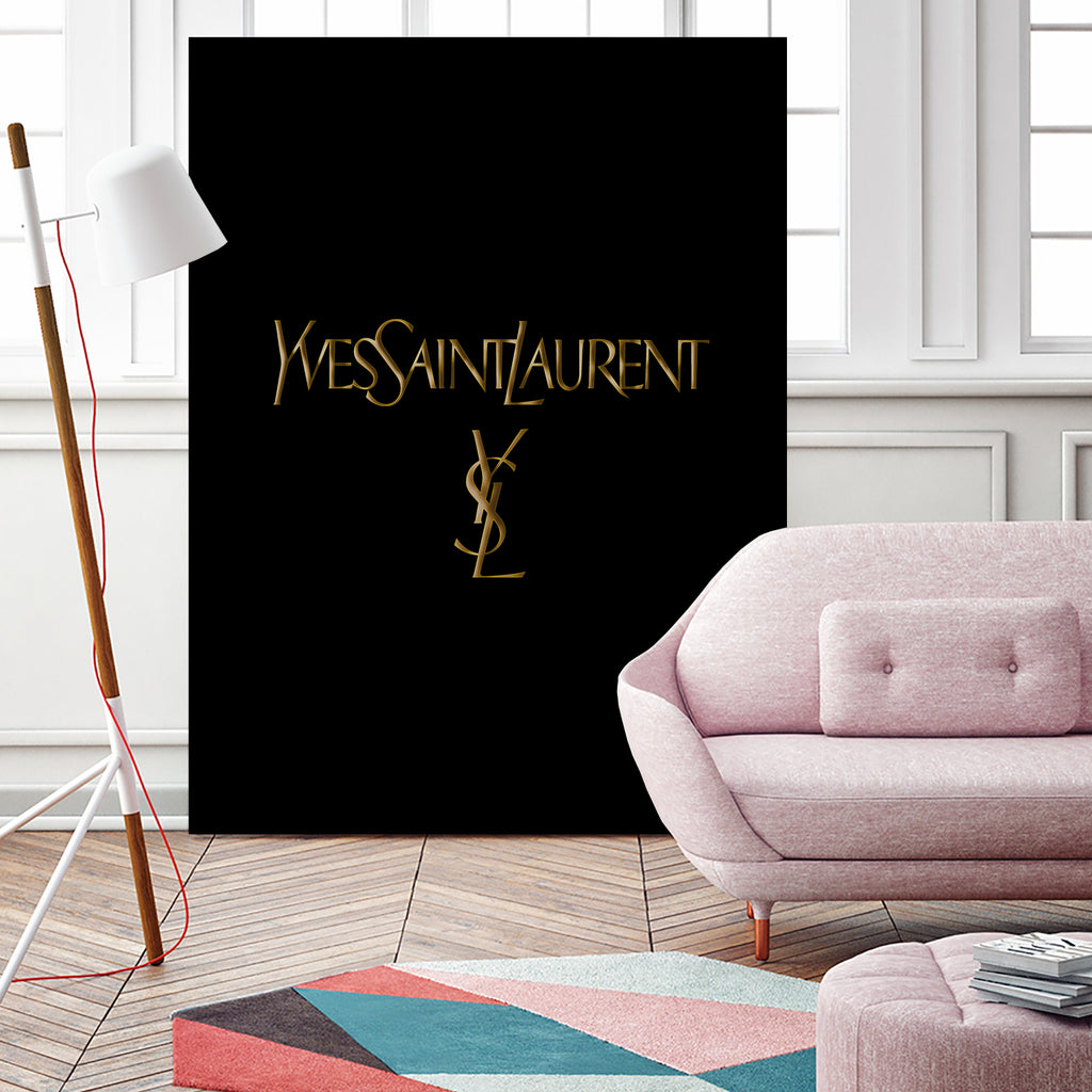 yves saint laurent by miguel angel romero franco on GIANT ART - black digital drawing