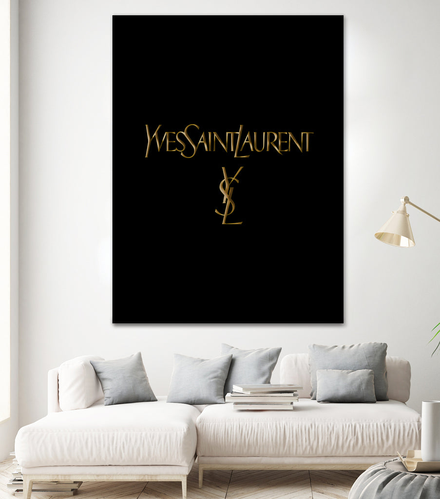 yves saint laurent by miguel angel romero franco on GIANT ART - black digital drawing