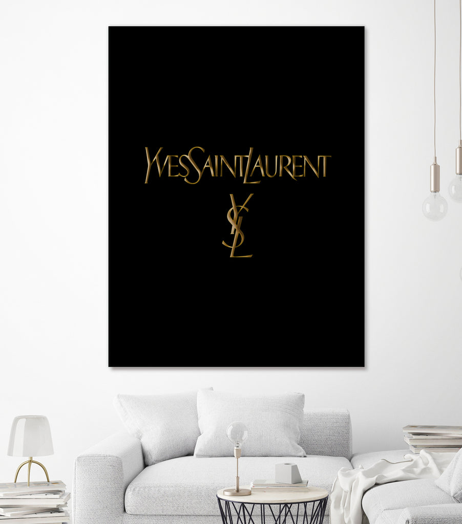 yves saint laurent by miguel angel romero franco on GIANT ART - black digital drawing