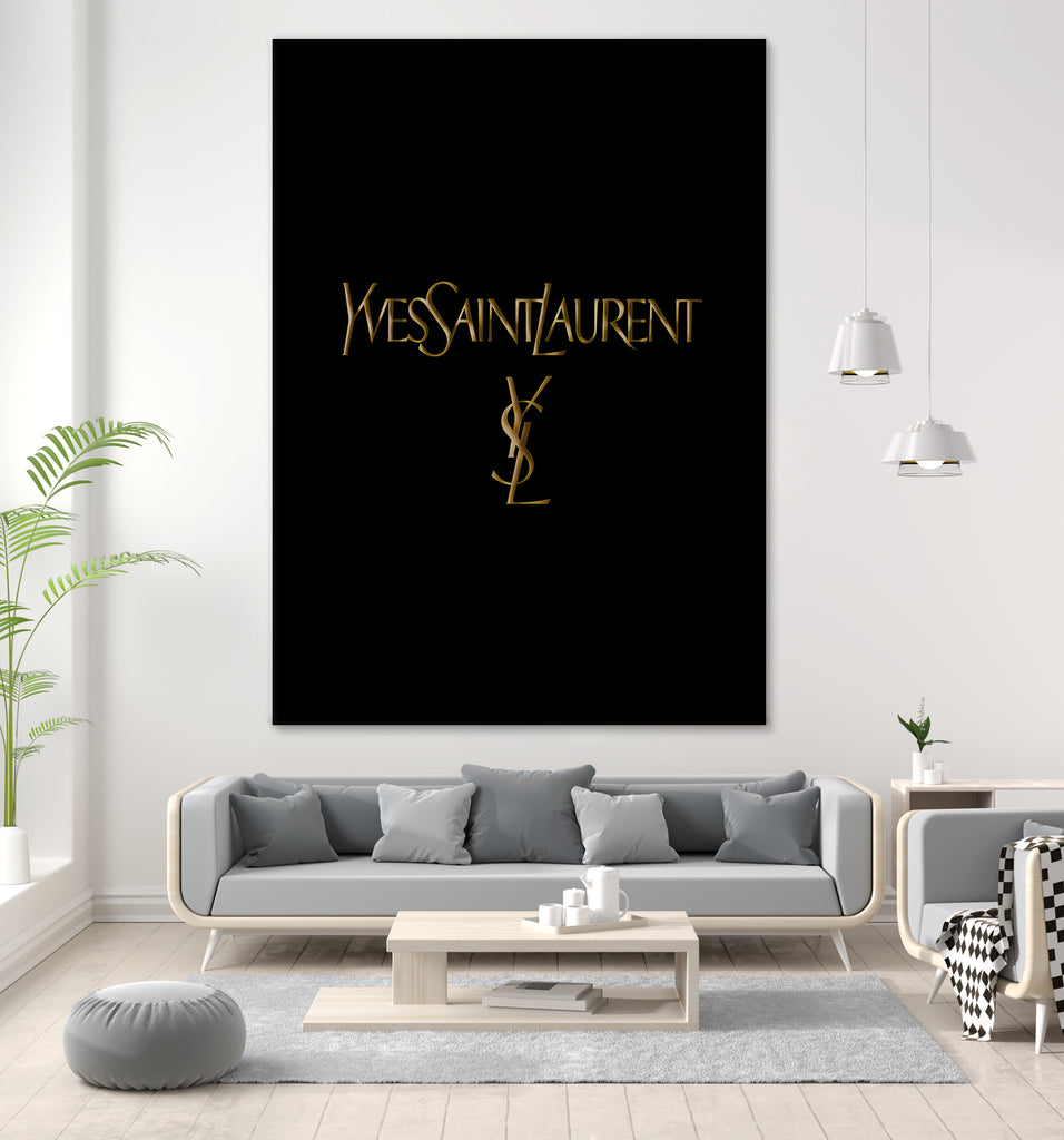 yves saint laurent by miguel angel romero franco on GIANT ART - black digital drawing