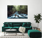 River through the Woods by William Cuccio on GIANT ART - green photo illustration