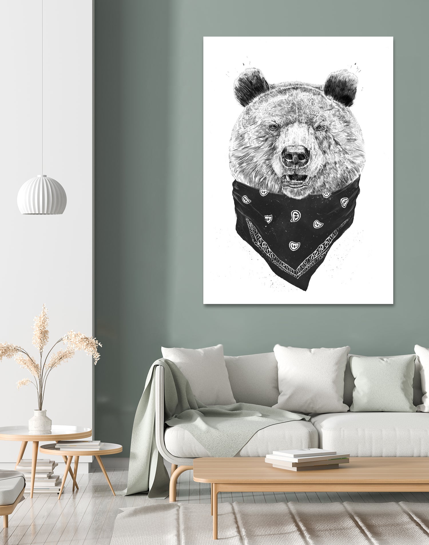 Wild bear by Solti Balázs on GIANT ART - white digital drawing