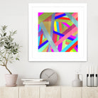 STRIPES II by Anthony Foronda on GIANT ART - pink vector illustration