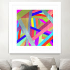 STRIPES II by Anthony Foronda on GIANT ART - pink vector illustration