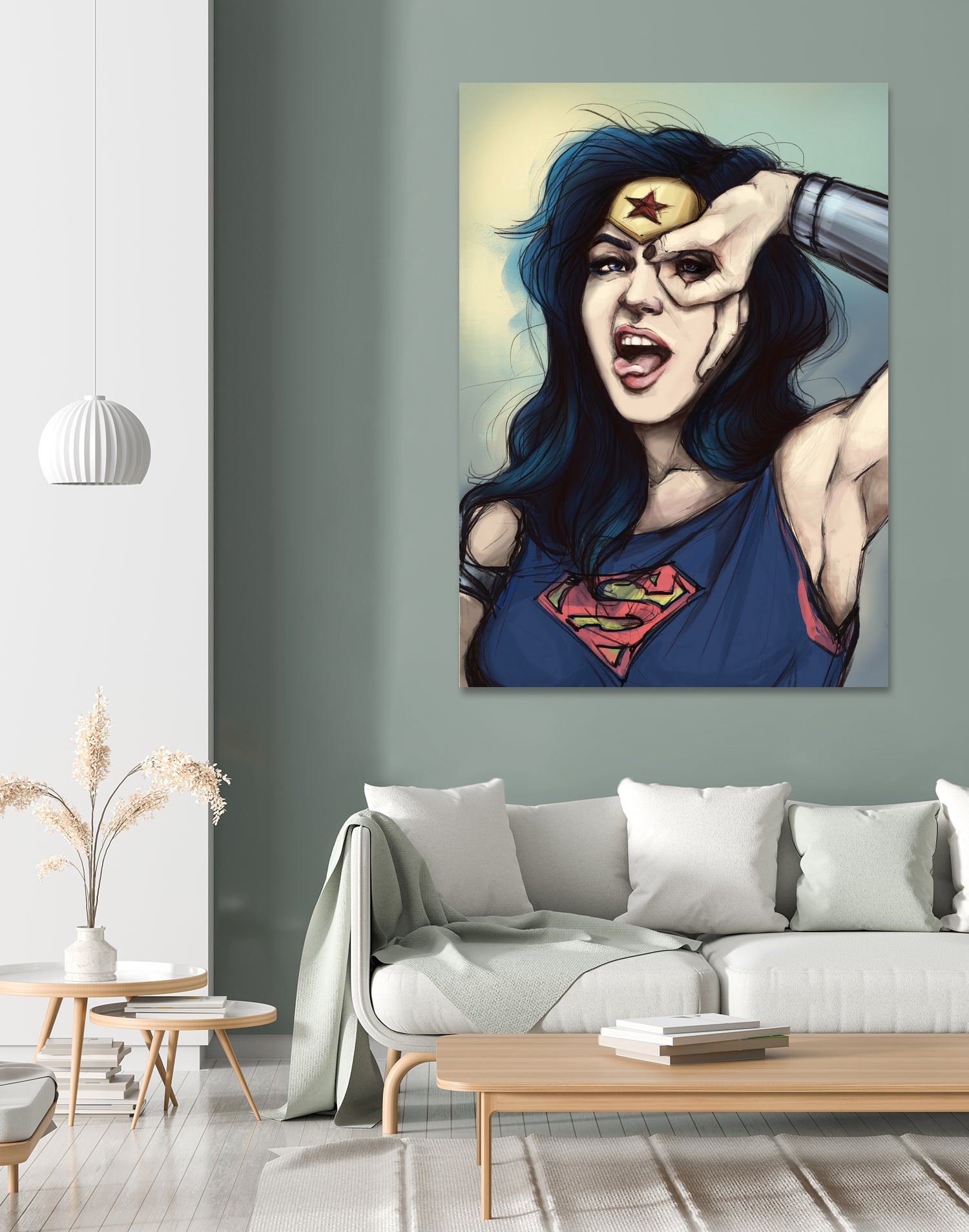 WonderWoman Cosplay by Cristina Dascalu on GIANT ART - blue digital painting
