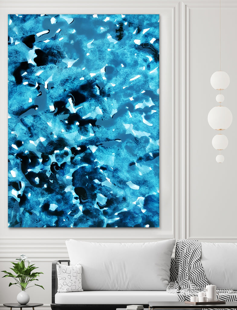 Opulence by Uma Gokhale on GIANT ART - blue photo illustration