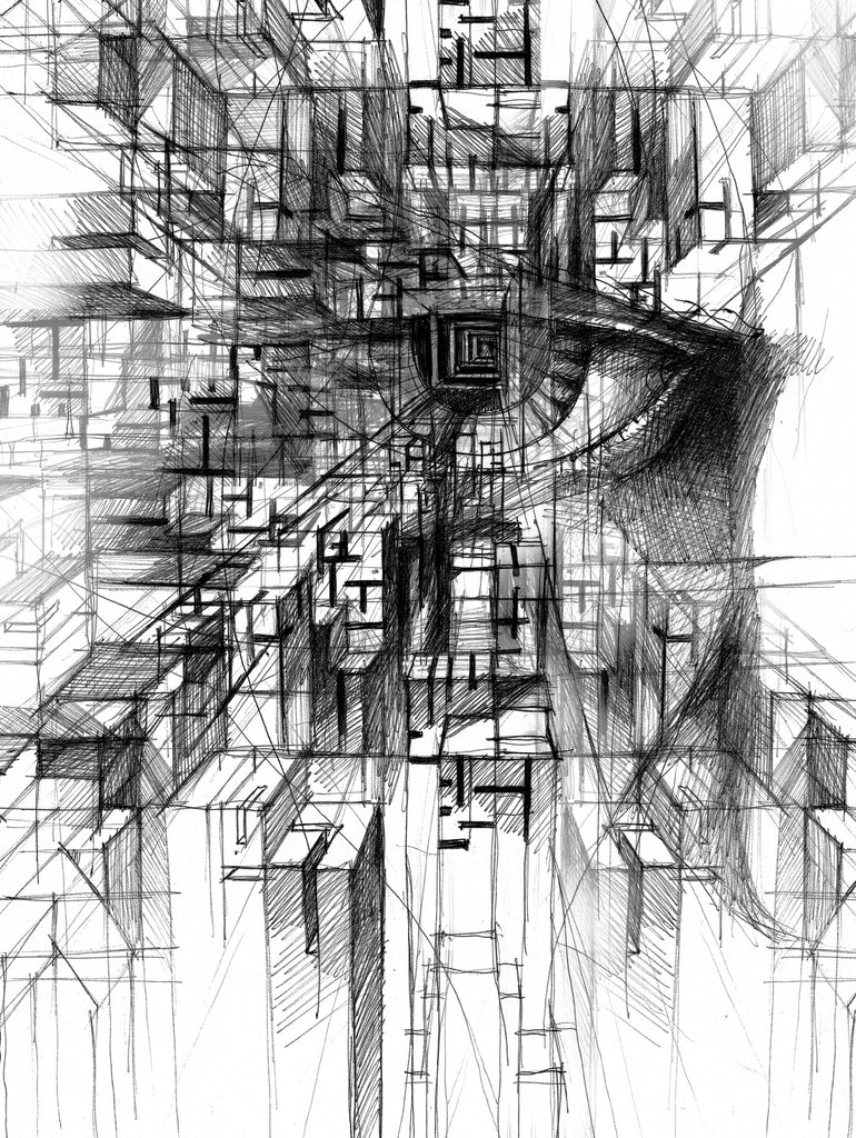 ilusion by Marcin Kowalewski on GIANT ART - gray digital drawing