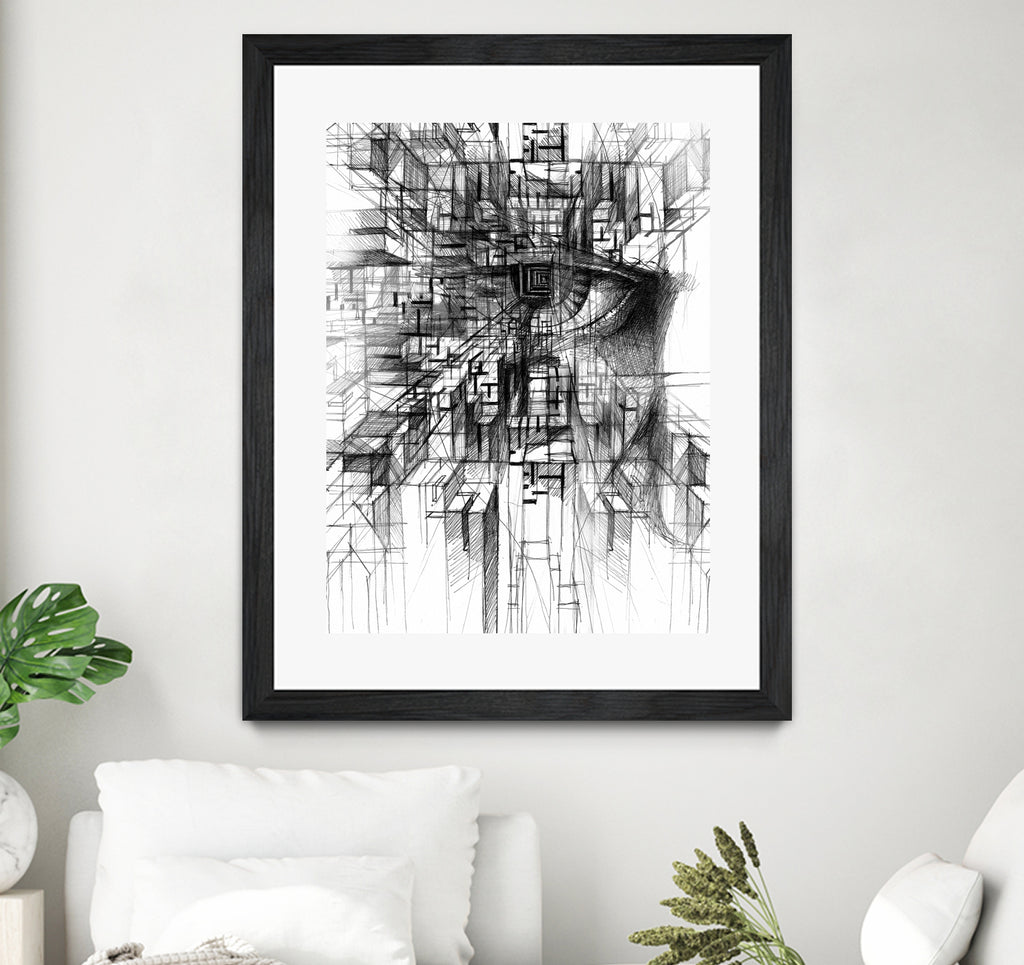 ilusion by Marcin Kowalewski on GIANT ART - gray digital drawing