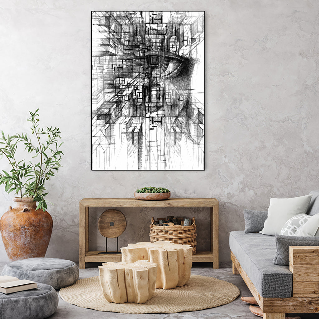 ilusion by Marcin Kowalewski on GIANT ART - gray digital drawing