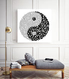 Yin & Yang by Caroline BESSIERES on GIANT ART - black digital drawing