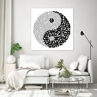 Yin & Yang by Caroline BESSIERES on GIANT ART - black digital drawing