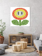 Mario's Flower of Fire by Caroline BESSIERES on GIANT ART - orange game design