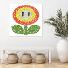 Mario's Flower of Fire by Caroline BESSIERES on GIANT ART - orange game design