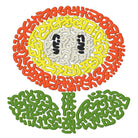 Mario's Flower of Fire by Caroline BESSIERES on GIANT ART - orange game design