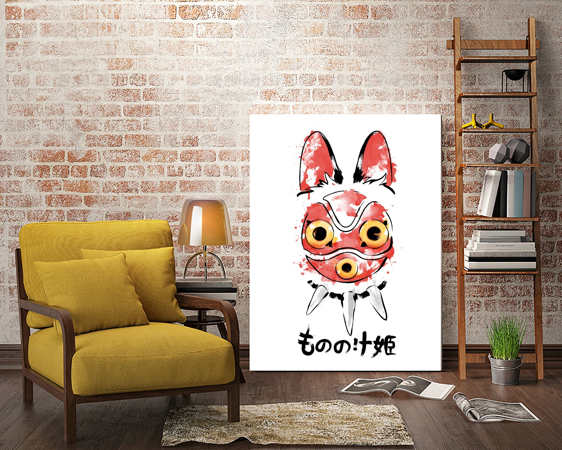 Wolf Girl Mask by Antonio Camarena on GIANT ART - white digital painting