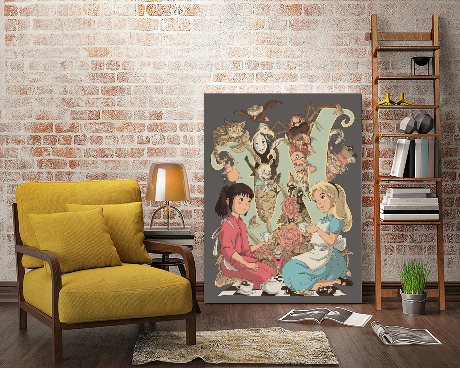 Wonderlands by Bernarda Rubiales on GIANT ART - gray digital painting