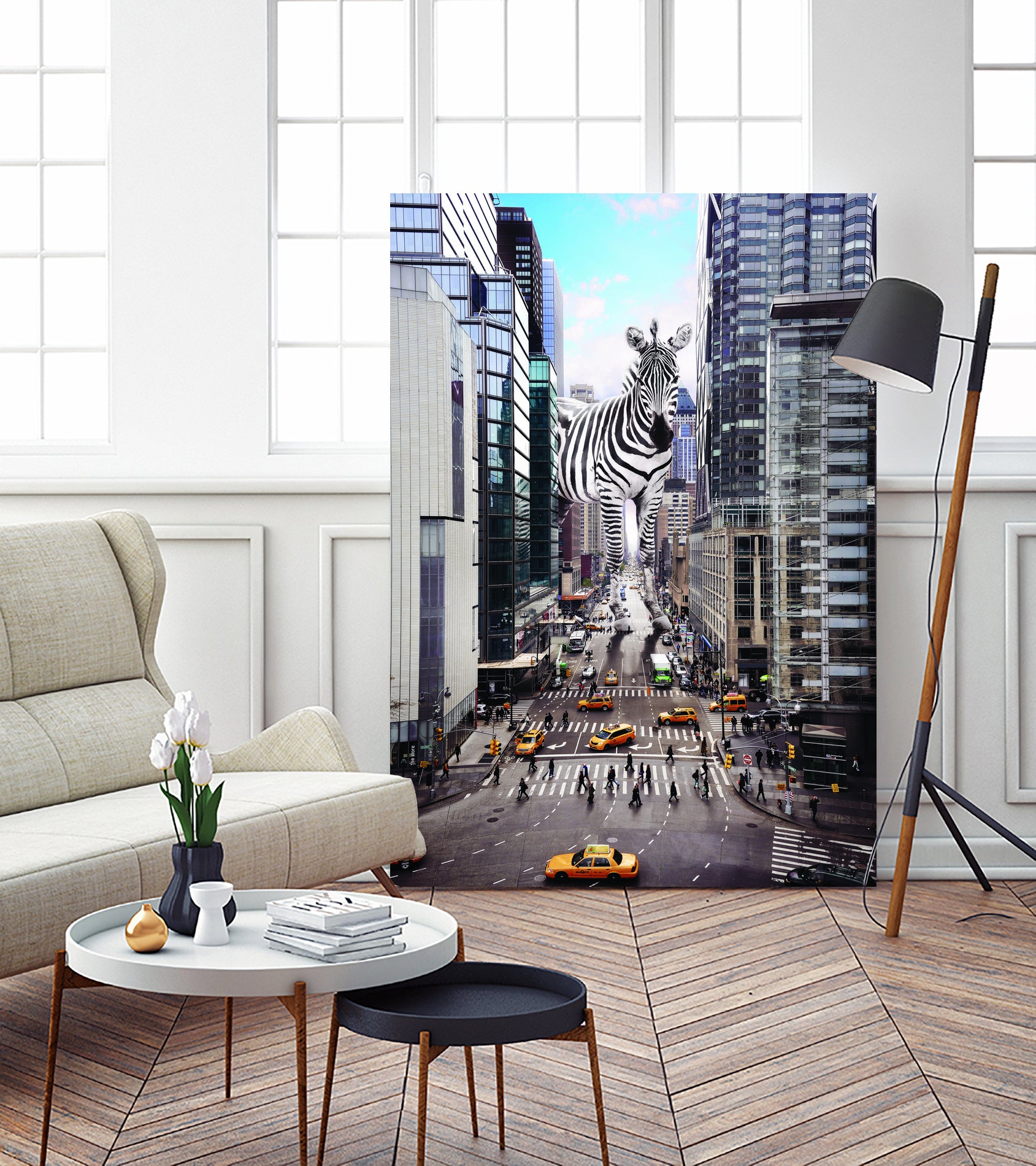 Zebra rules by Igor Demchenko on GIANT ART - gray photo manipulation