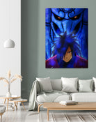 susanoo madara by MCAshe 24 on GIANT ART - blue character design