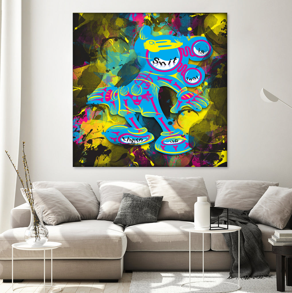 Dipopai - What's up there? - Black by Neo Dhlamini on GIANT ART - black digital painting