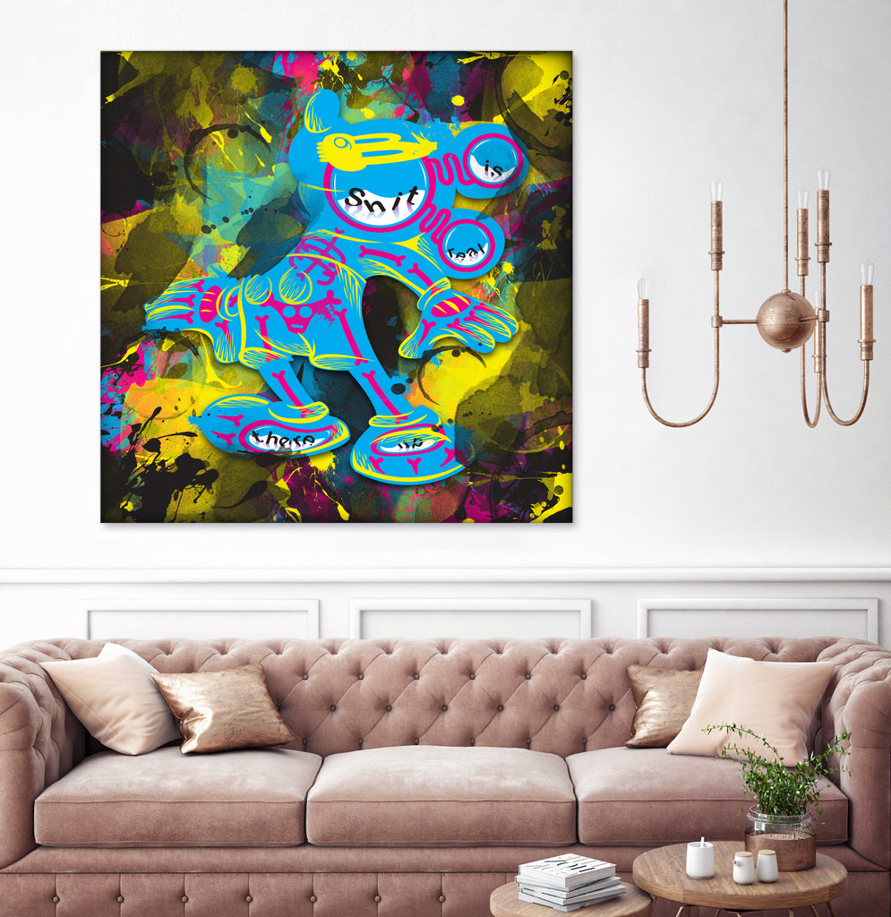 Dipopai - What's up there? - Black by Neo Dhlamini on GIANT ART - black digital painting