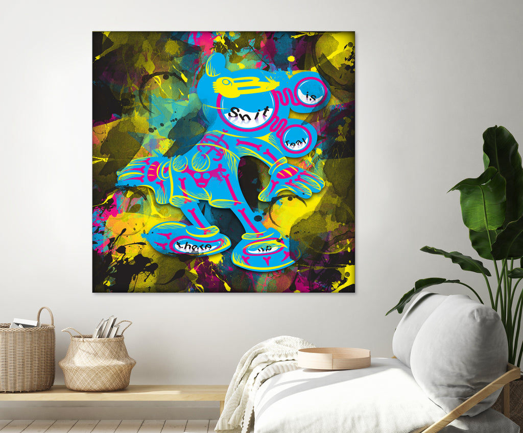 Dipopai - What's up there? - Black by Neo Dhlamini on GIANT ART - black digital painting