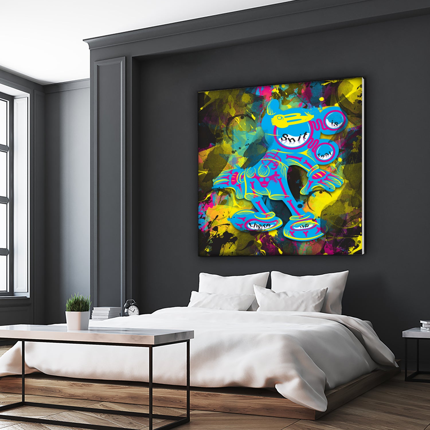 Dipopai - What's up there? - Black by Neo Dhlamini on GIANT ART - black digital painting