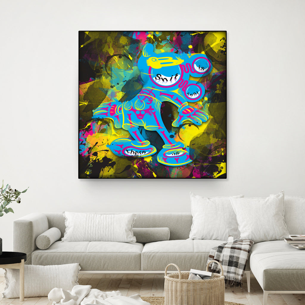 Dipopai - What's up there? - Black by Neo Dhlamini on GIANT ART - black digital painting