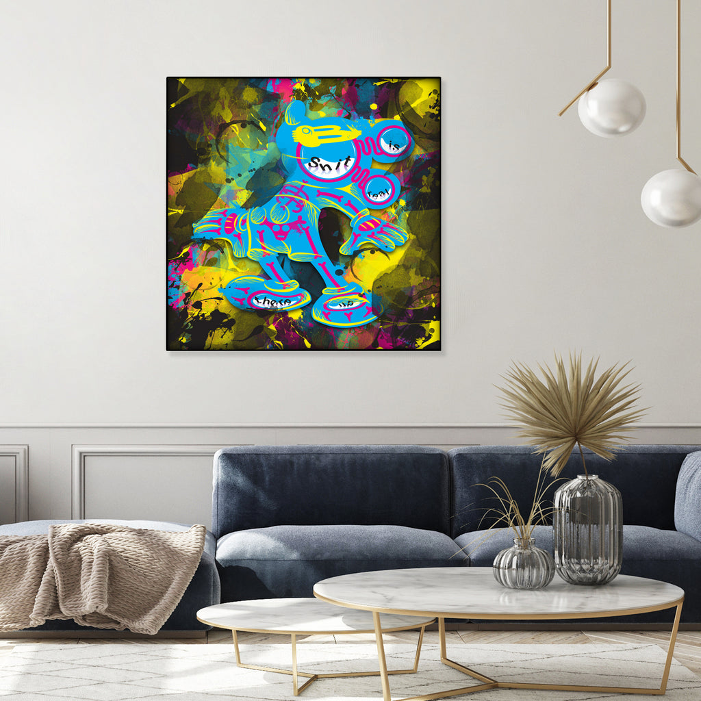 Dipopai - What's up there? - Black by Neo Dhlamini on GIANT ART - black digital painting